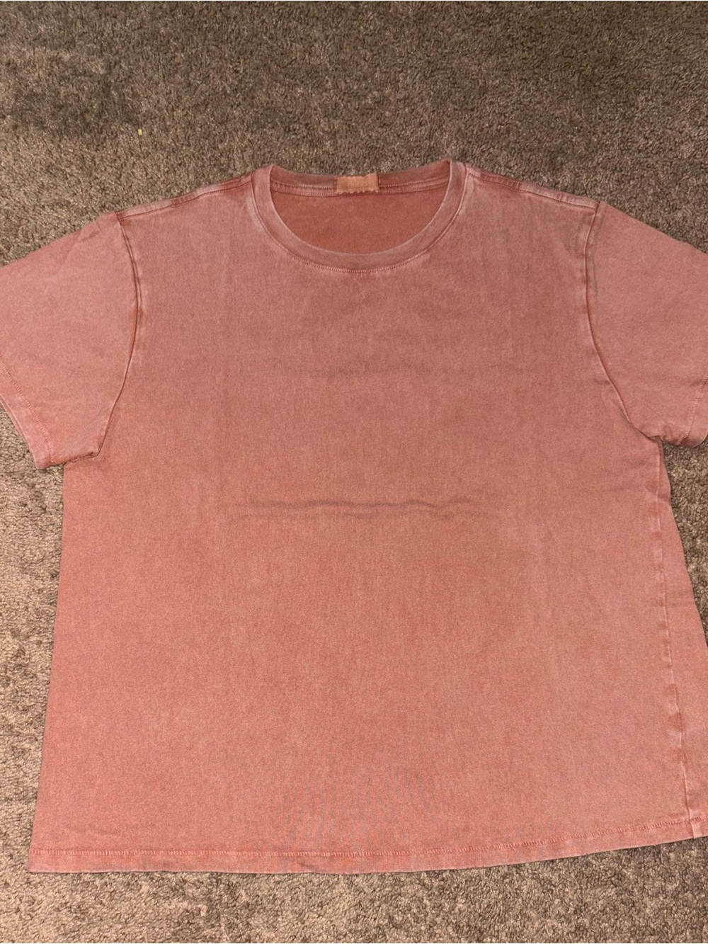 nuuds Women's Short Sleeve Crew Tee in Dusty Rose